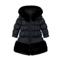 ADee Girls RHEA Black Long School Jacket