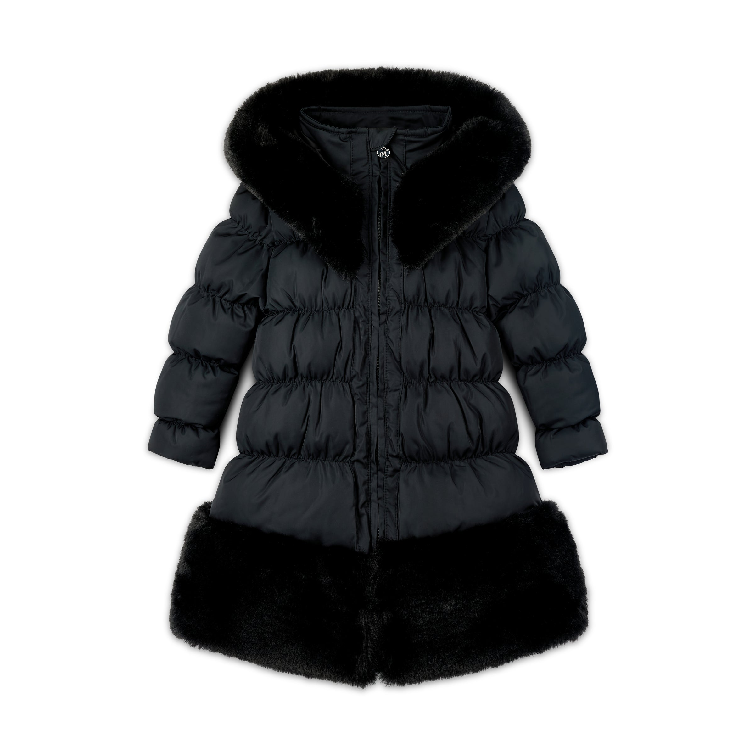 ADee Girls RHEA Black Long School Jacket