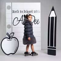 ADee Girls RHEA Grey Long School Jacket