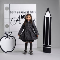 ADee Girls NOVA Grey School Raincoat