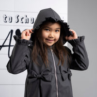 ADee Girls NOVA Grey School Raincoat