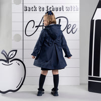 ADee Girls NOVA Navy School Raincoat