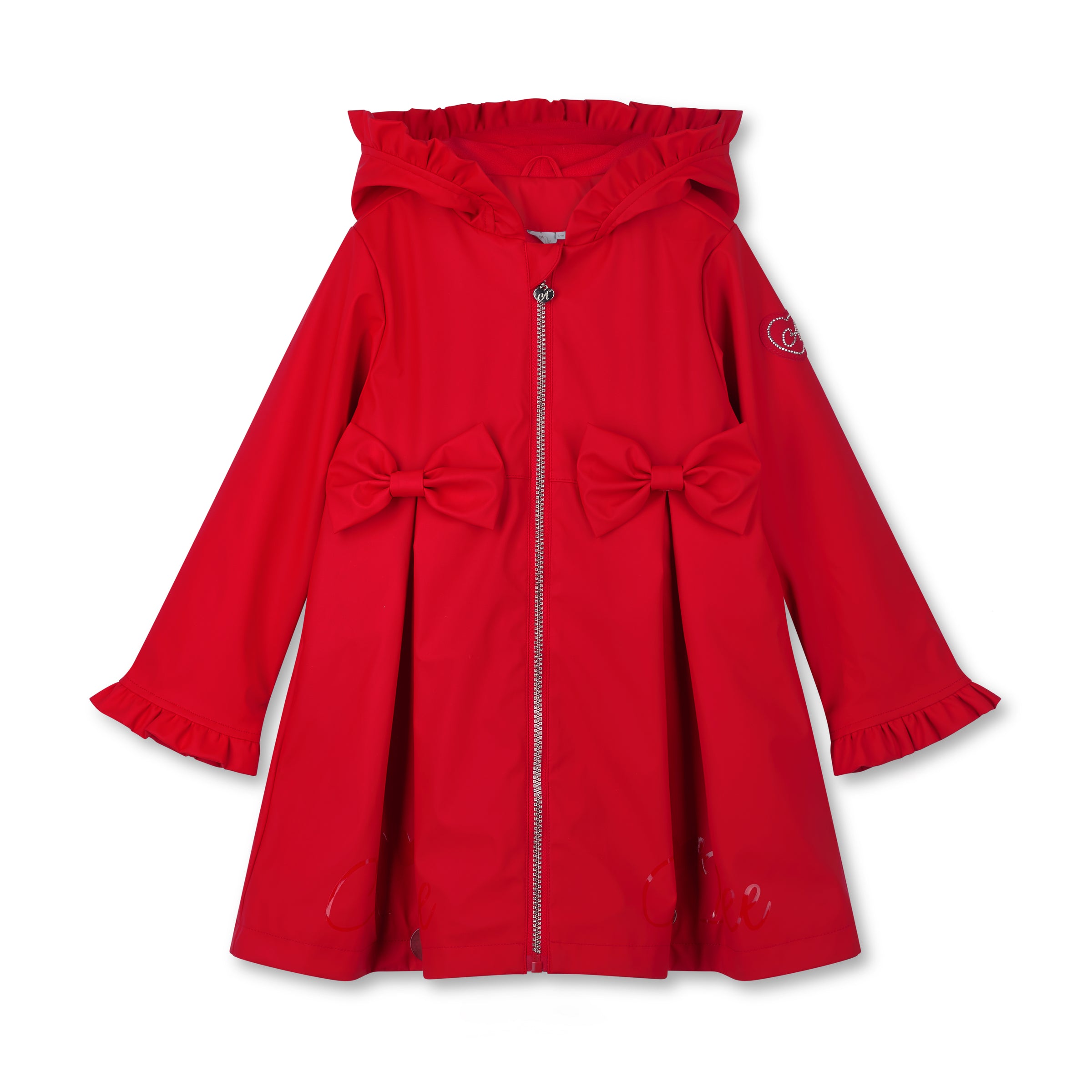 ADee Girls NOVA Red School Raincoat