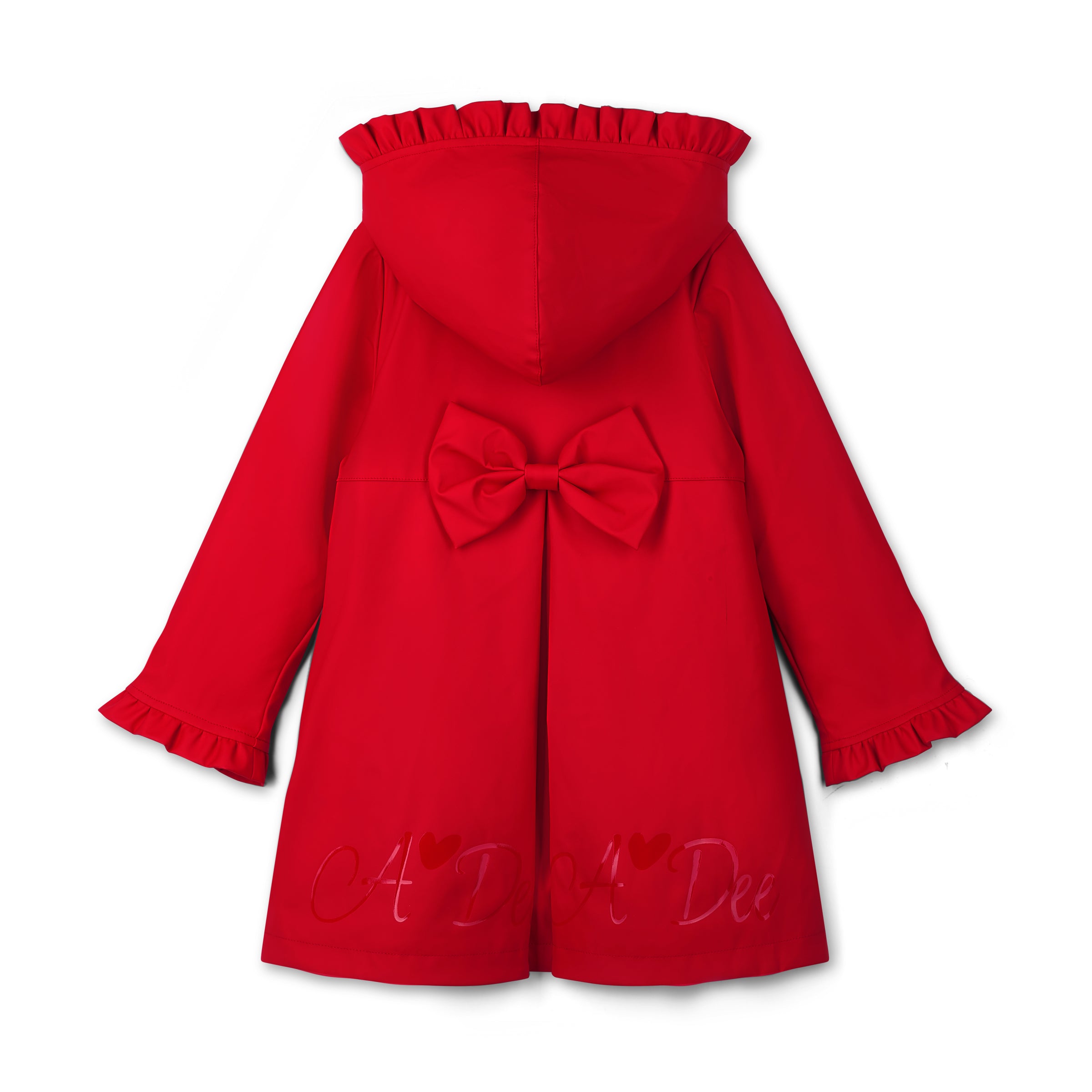 ADee Girls NOVA Red School Raincoat