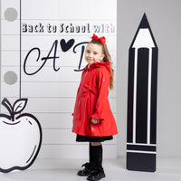 ADee Girls NOVA Red School Raincoat
