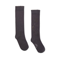 ADee Girls SEREN Grey School Knee High Socks