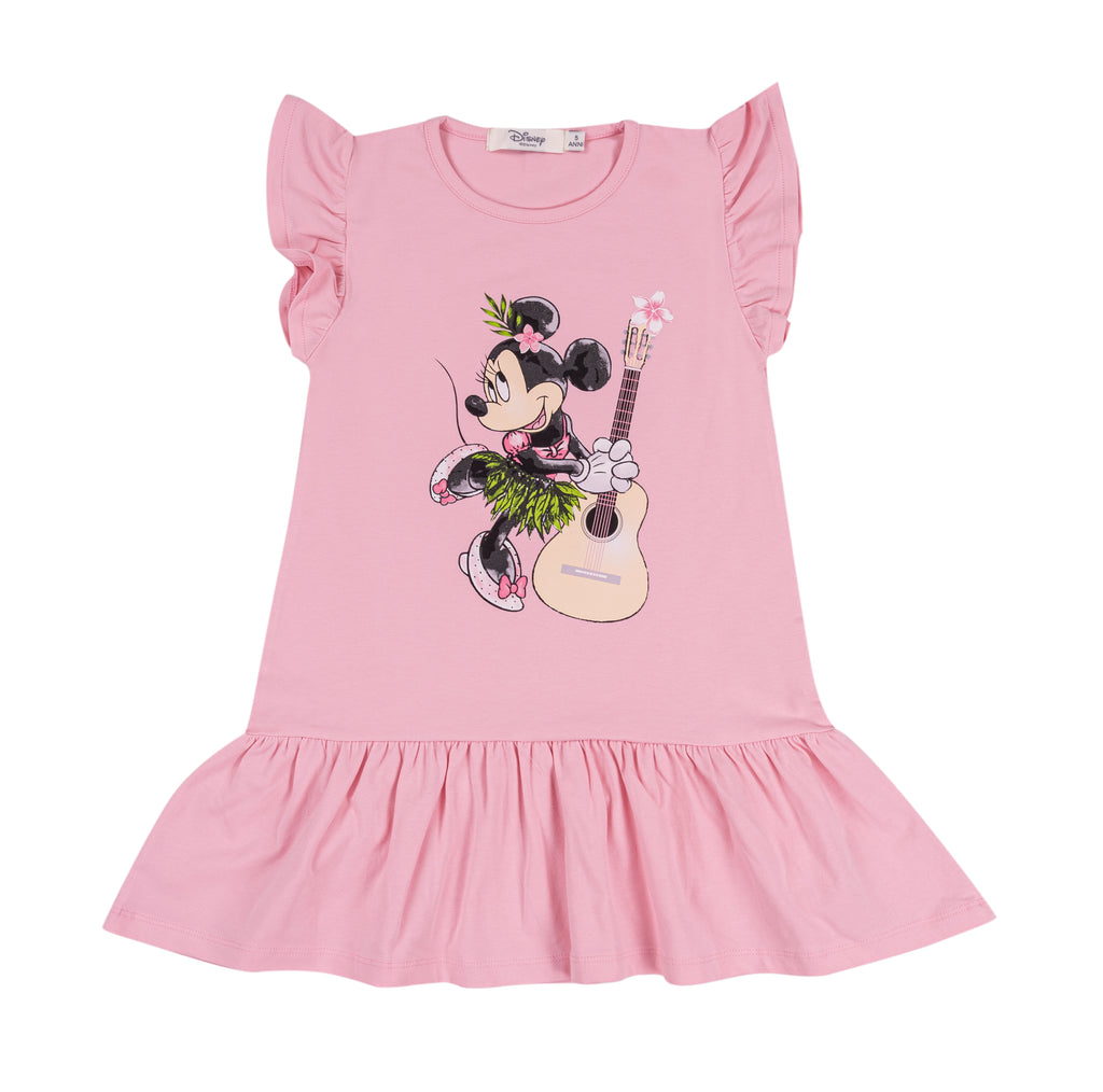 SS24 EMC Disney Minnie Mouse Pink Tropical Dress