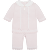 AW25 Emile Et Rose KACEY Pink & White Knitted Bow Trousers Set