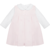 AW25 Emile Et Rose KENDALL Pink & White Two Piece Pinafore Dress Set
