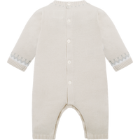AW25 Emile Et Rose KRISTIAN Stone & White Knitted Bears All In One With Hat