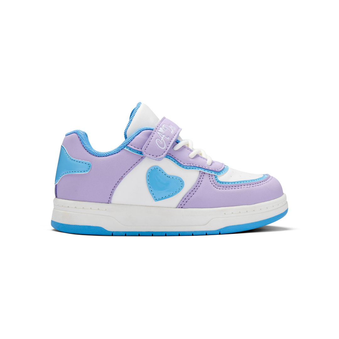 PREORDER SS26 ADee DNK Purple Blue & White Heart Trainers