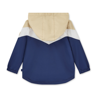 PREORDER SS26 Mitch & Son PETER Beige Navy & White Colour Block Hooded Jacket