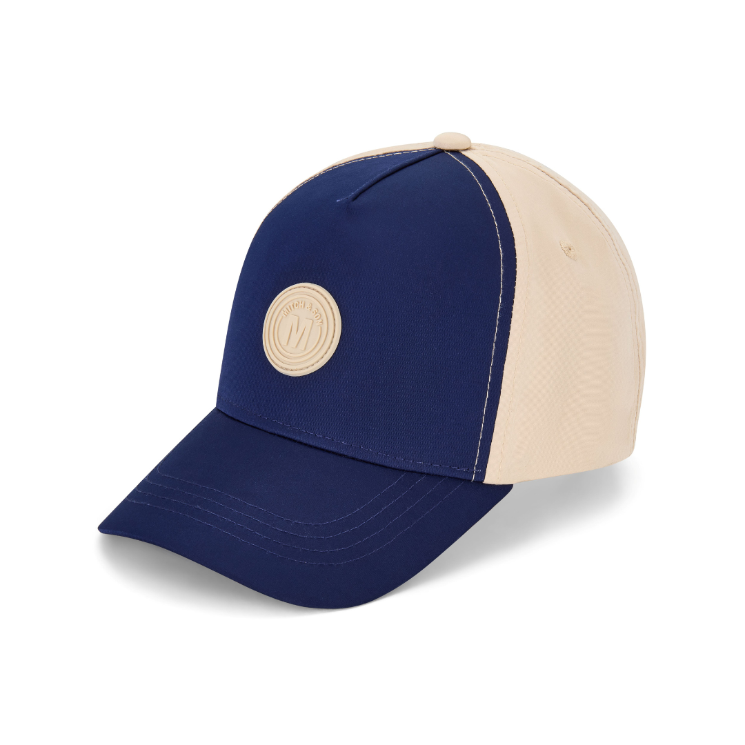 PREORDER SS26 Mitch & Son PACE Navy Blue & Beige Logo Cap