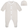 AW25 Emile Et Rose KENT Stone & White Toys Babygrow With Hat