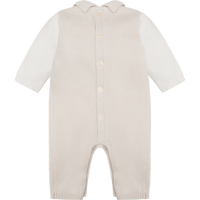 AW25 Emile Et Rose KENZIE Stone & White Knitted Buttons All In One