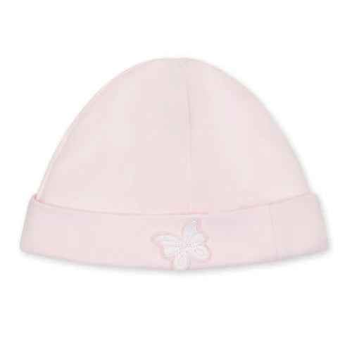 Baby Gi Pale Pink Cotton Butterfly Hat