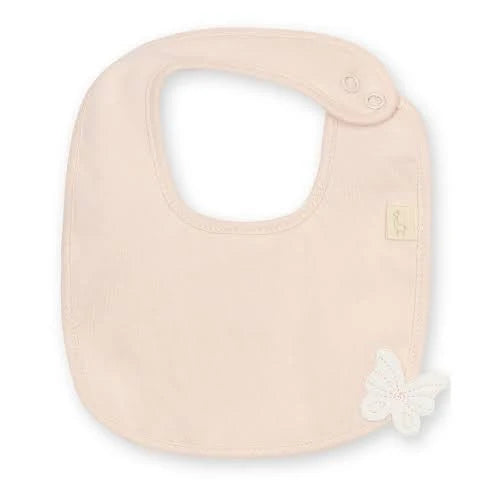 Baby Gi Peach Pink Cotton Butterfly Bib