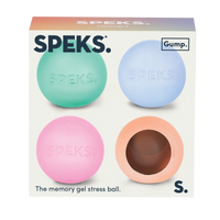 Speks Unisex Gump Mini Prism Four Pack Of Memory Gel Stress Ball Squishy Toys