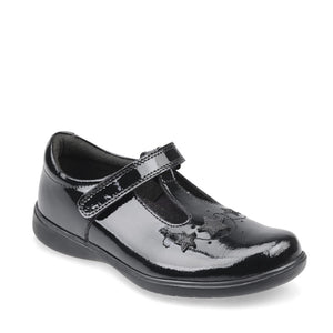 Start-Rite STAR JUMP Black Patent Leather School Shoes