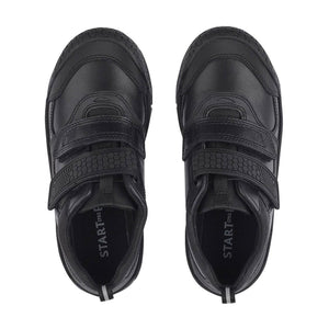 Start-Rite STRIKE Black Leather School Shoes