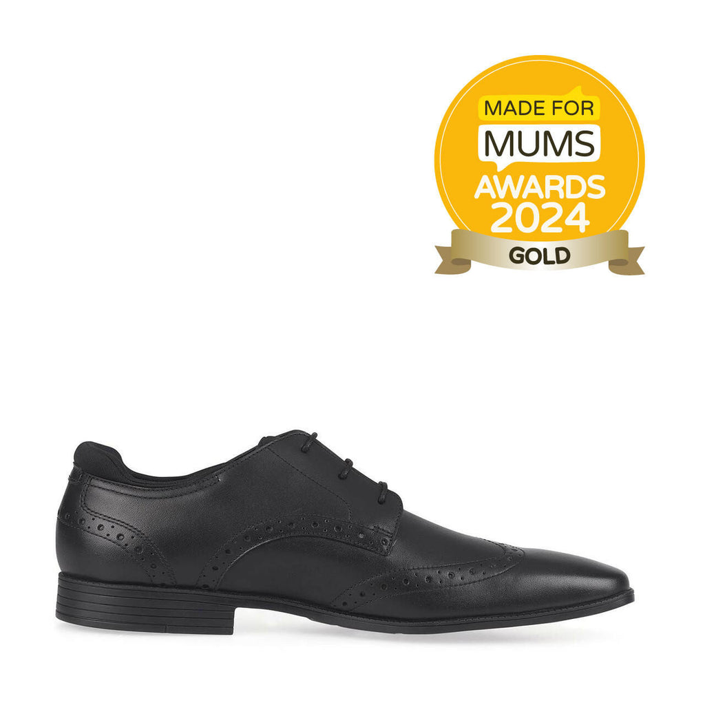 Start-Rite TAILOR Black Leather School Shoes