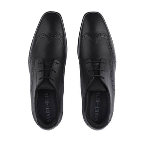 Start-Rite TAILOR Black Leather School Shoes