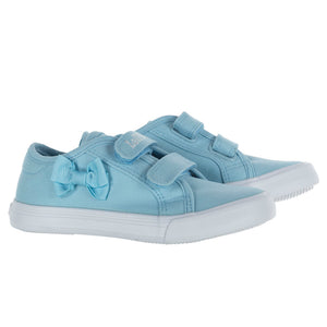 SS23 Lelli Kelly LILY Blue Bow Canvas Shoes