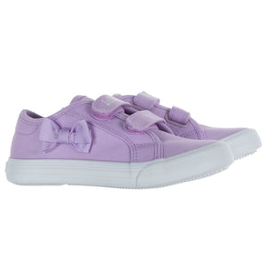 SS23 Lelli Kelly LILY Purple Bow Canvas Shoes