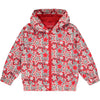 SS23 Mitch & Son LEVI Red & Grey Star Patterned Hooded Jacket / Coat