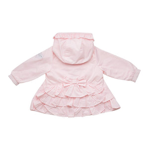 SS23 Little A GABRIELLA Pale Pink Bow Frill Jacket / Coat