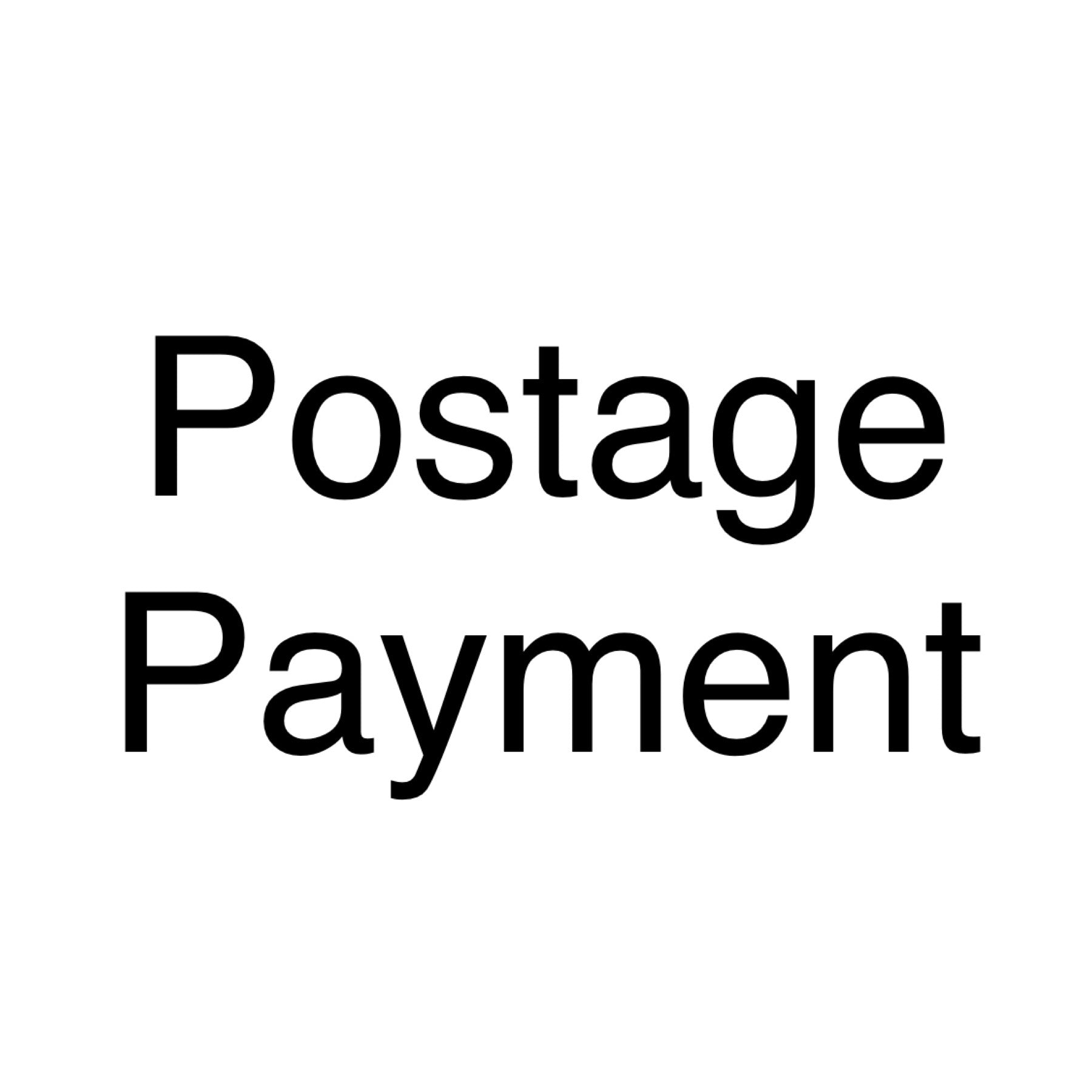 POSTAGE PAYMENT