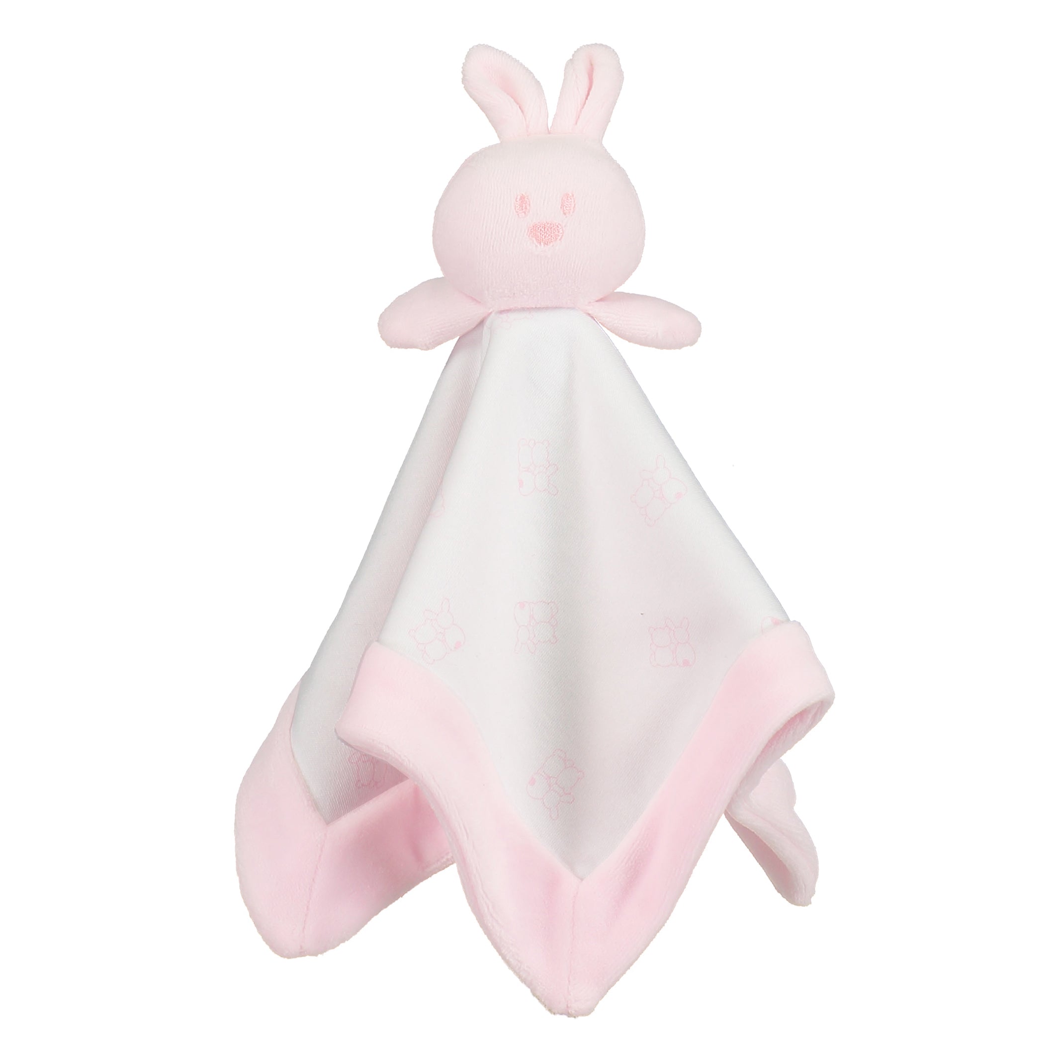 SS23 Emile Et Rose GEMINI Pale Pink Velour Bunny Comforter