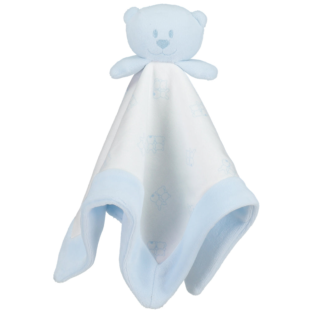 SS23 Emile Et Rose GAVIN Pale Blue Velour Teddy Bear Comforter