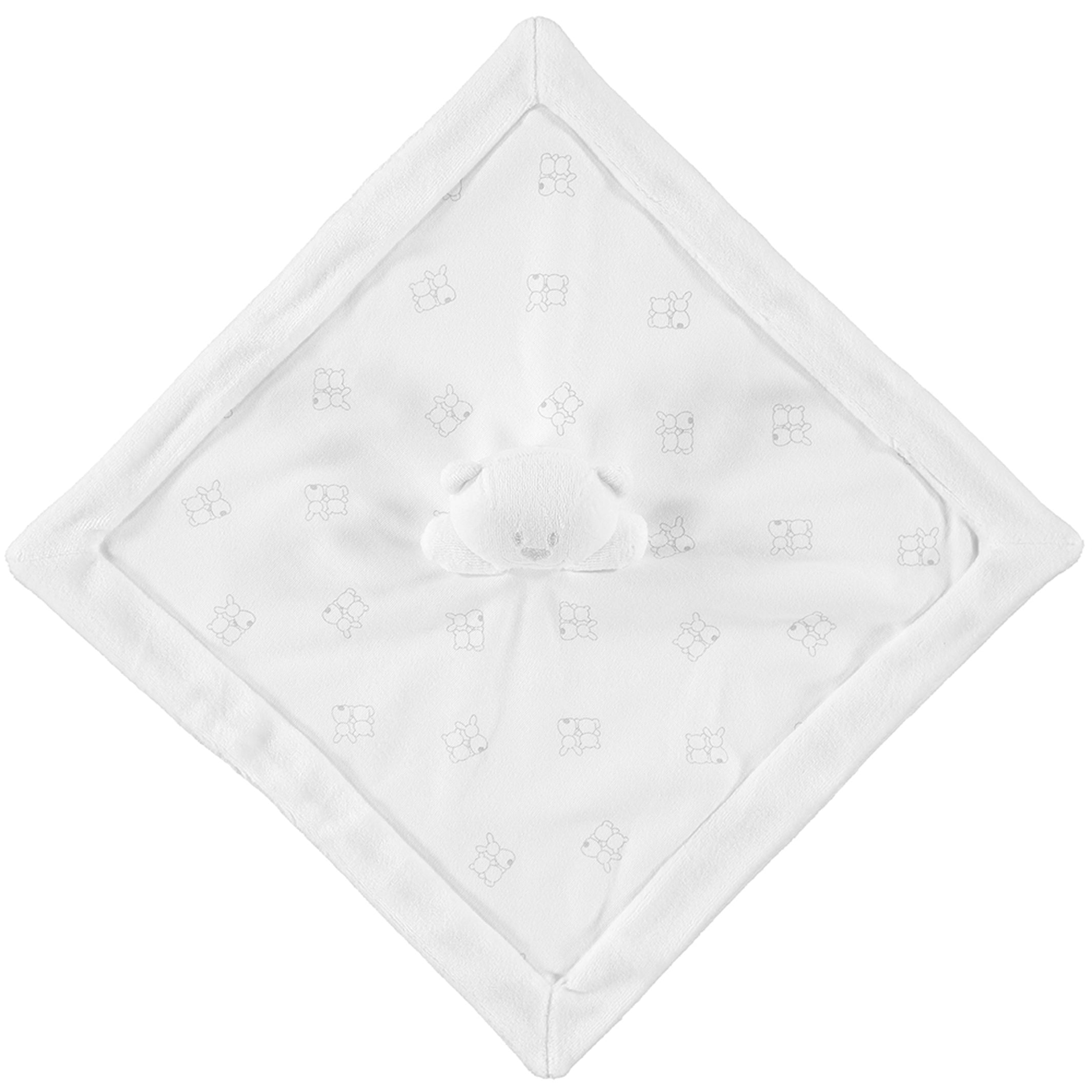 SS23 Emile Et Rose GAVIN White Velour Teddy Bear Comforter