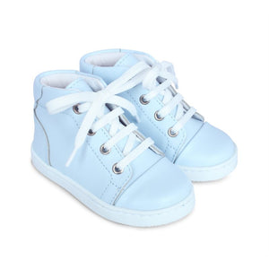 AW24 Borboleta Blue Leather Danilo Hi-tops Boots