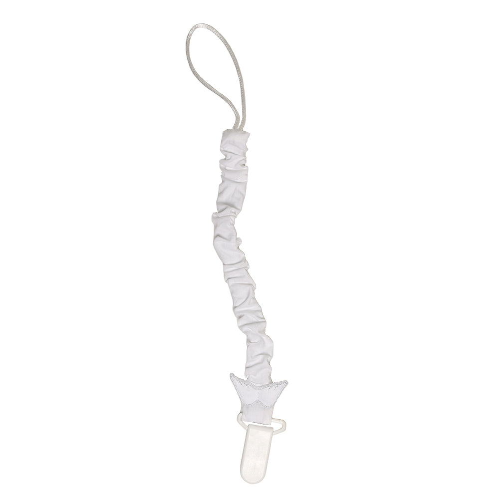 Baby Gi White Angel Wings Dummy Clip
