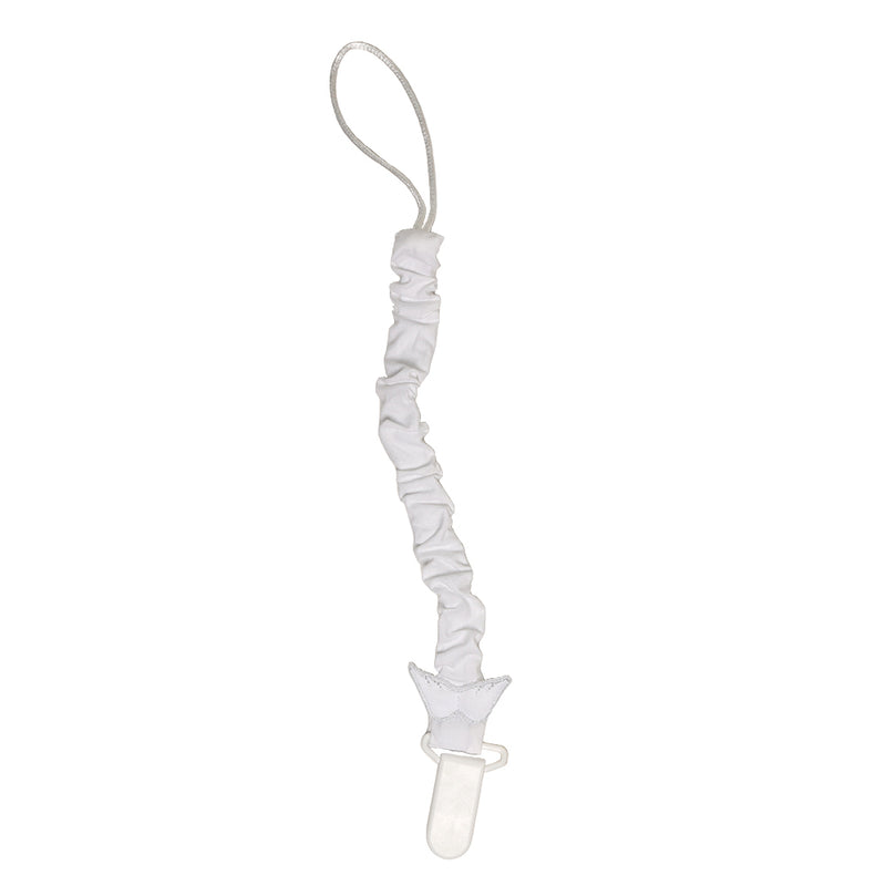 Baby Gi White Angel Wings Dummy Clip