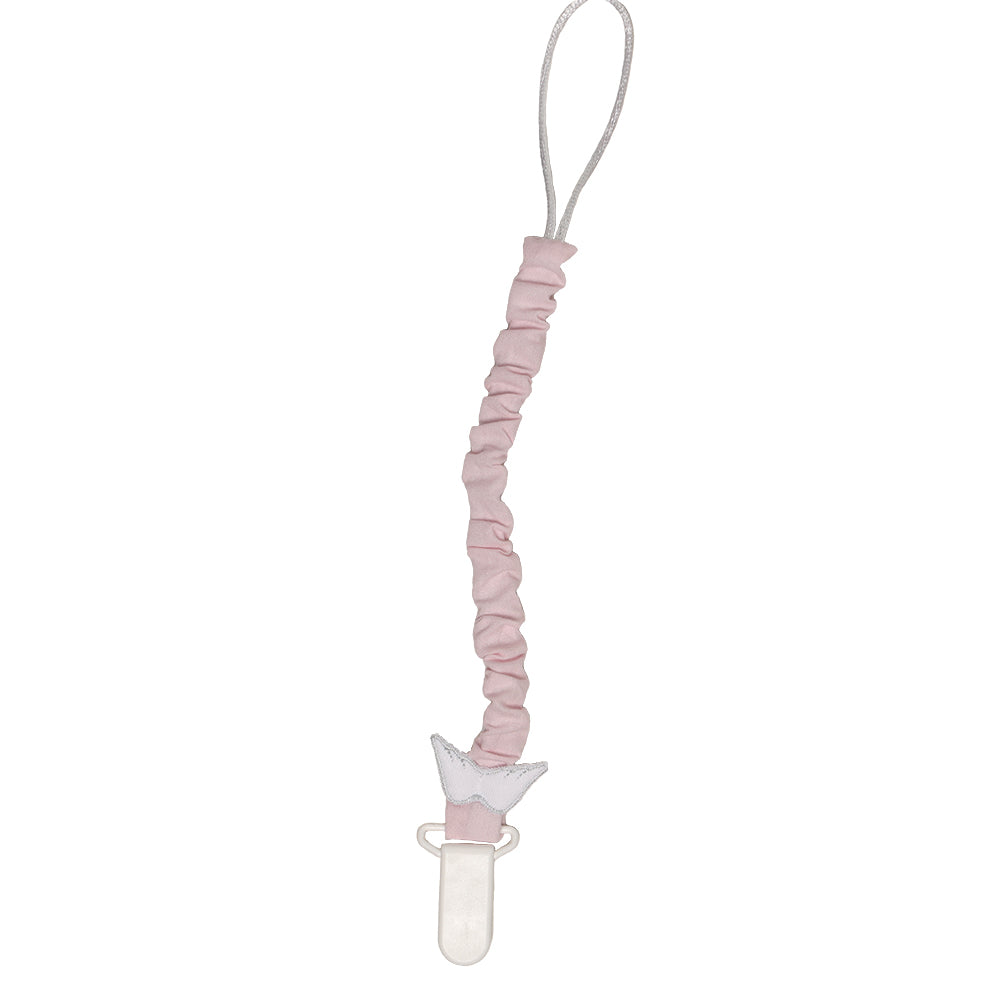 Baby Gi Pale Pink Angel Wings Dummy Clip