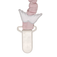 Baby Gi Pale Pink Angel Wings Dummy Clip