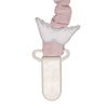 SS24 Baby Gi Pale Pink Angel Wings Dummy Clip