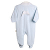Baby Gi Pale Blue Cotton Angel Wings Babygrow