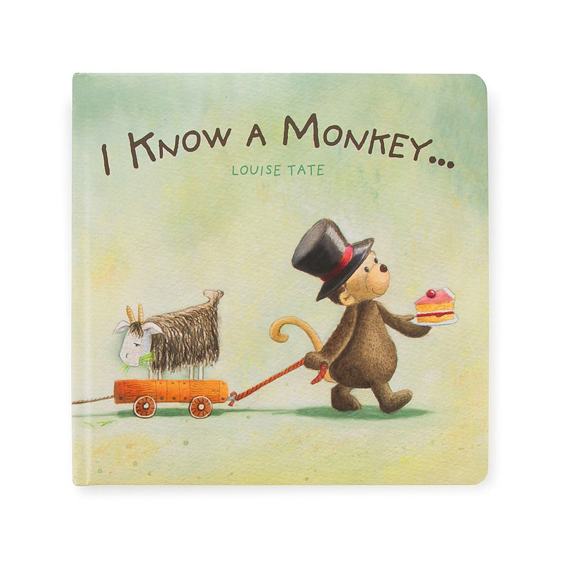 Jellycat 'I Know A Monkey' Book