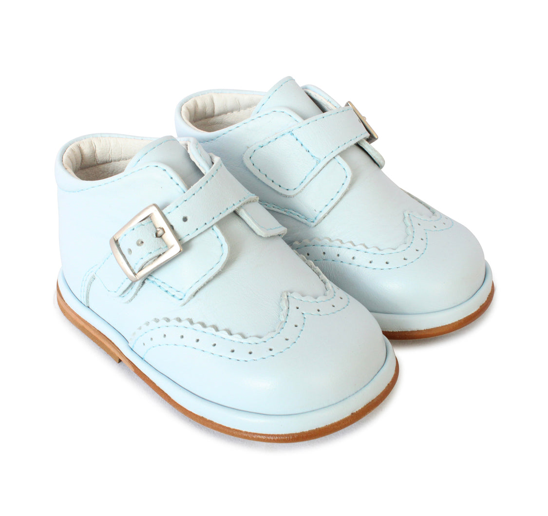 Borboleta Pale Blue Leather Chico Boots