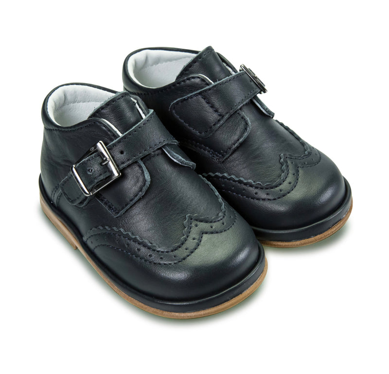 AW24 Borboleta Navy Blue Leather Chico Boots