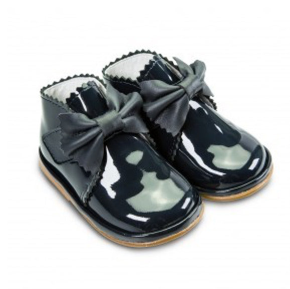 Borboleta Black Patent Leather Sharon Boots
