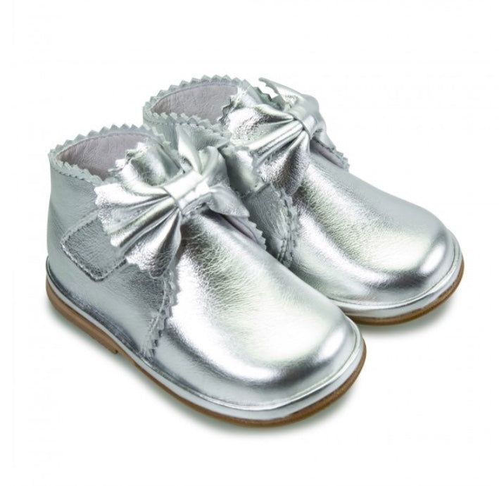 AW24 Borboleta Silver Leather Sharon Boots