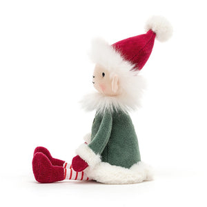 Jellycat Christmas Leffy Elf Small Soft Toy