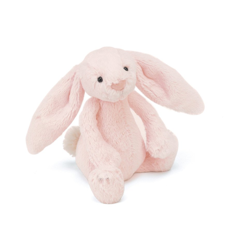 Jellycat Bashful Pink Bunny Rattle Soft Toy