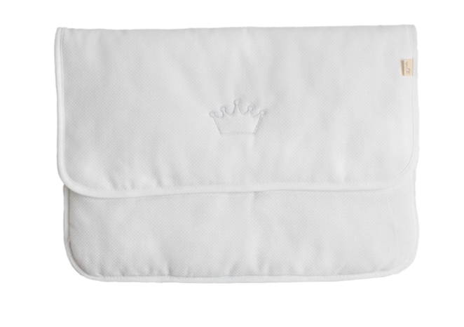 Baby Gi White Crown First Clothes Bag