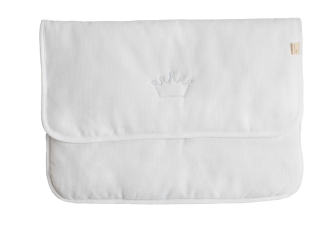 SS24 Baby Gi White Crown First Clothes Bag
